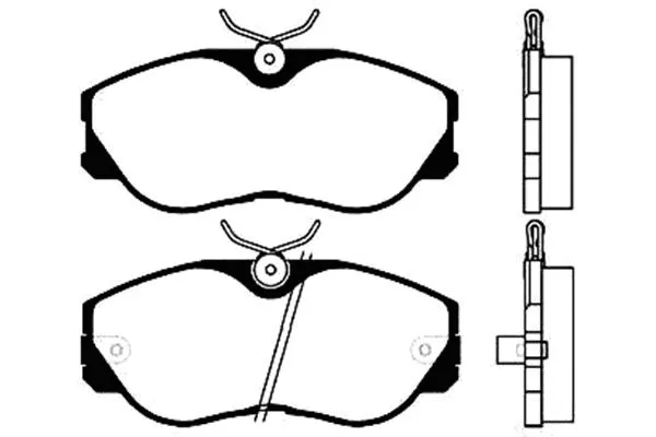 Brake Pad Set, disc brake (BP-6518)