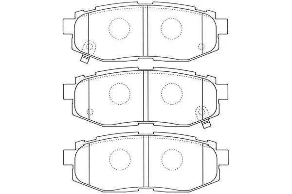 Brake Pad Set, disc brake (BP-8023)