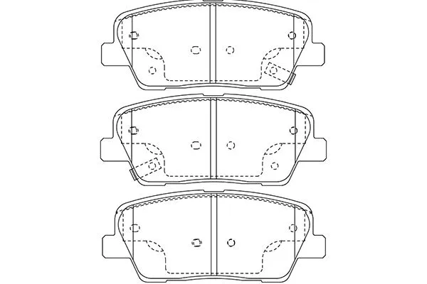 Brake Pad Set, disc brake (BP-3039)