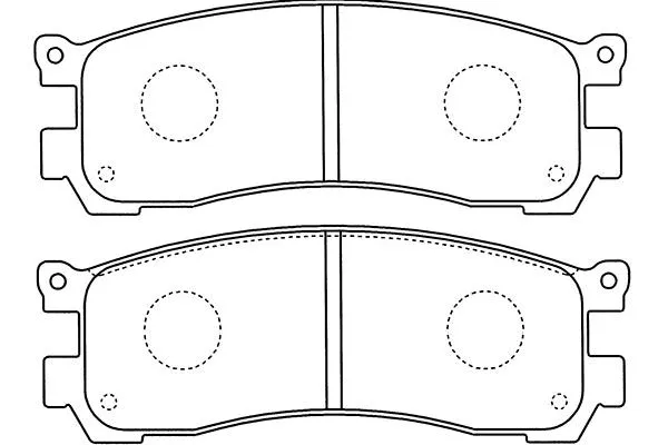 Brake Pad Set, disc brake (BP-4571)