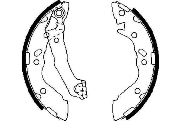 Brake Shoe Set (BS-3407)