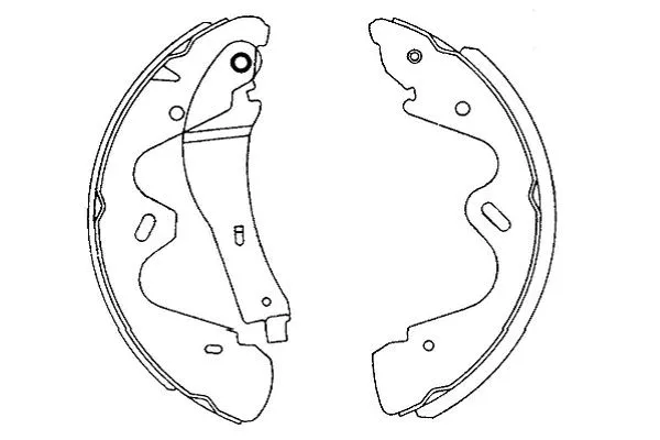 Brake Shoe Set (KBS-7418)