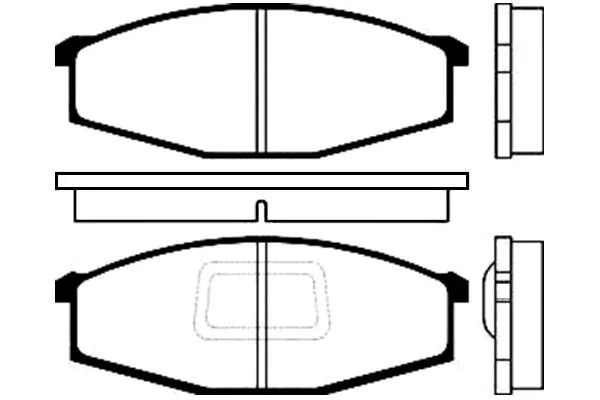 Brake Pad Set, disc brake (BP-6537)