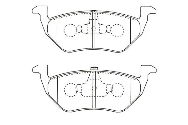 Brake Pad Set, disc brake (BP-4578)