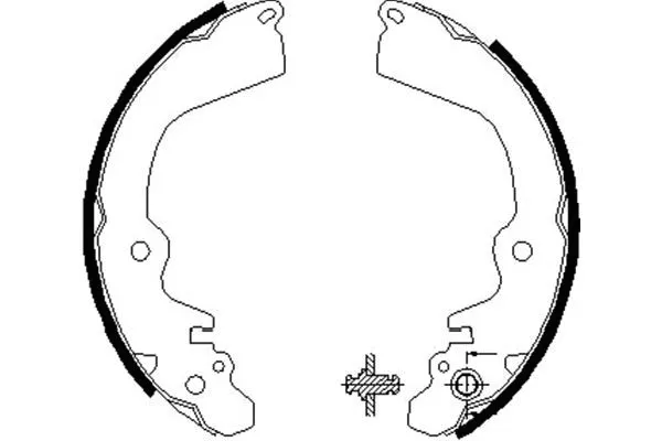 Brake Shoe Set (BS-6407)