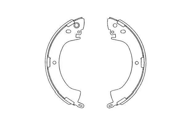 Brake Shoe Set (KBS-6408)