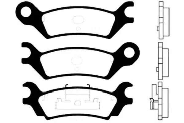Brake Pad Set, disc brake (BP-4539)