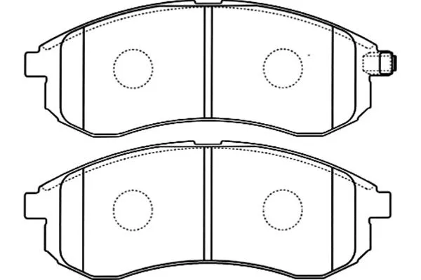 Brake Pad Set, disc brake (BP-5540)