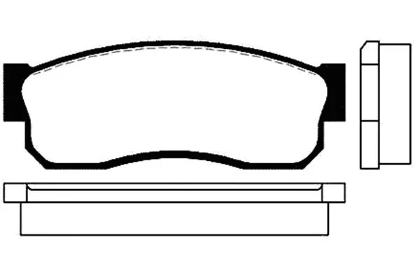 Brake Pad Set, disc brake (BP-6503)