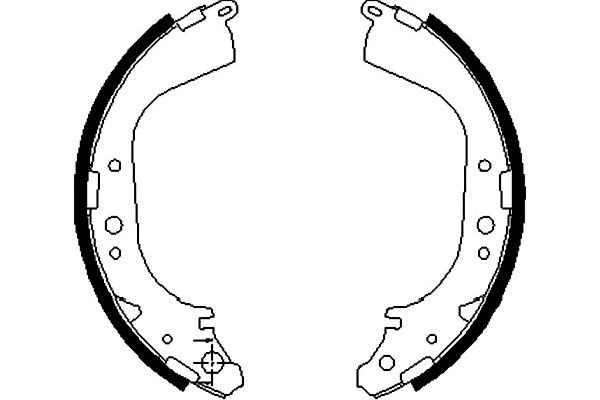 Brake Shoe Set (KBS-7432)