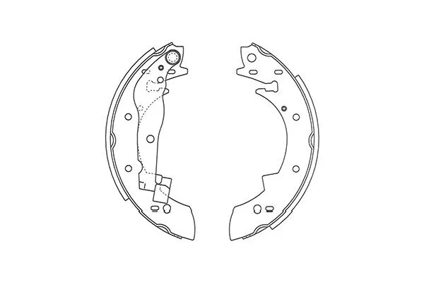 Brake Shoe Set (BS-8928)