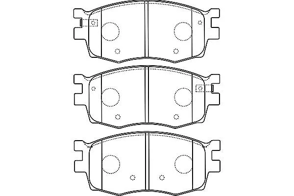 Brake Pad Set, disc brake (BP-3031)