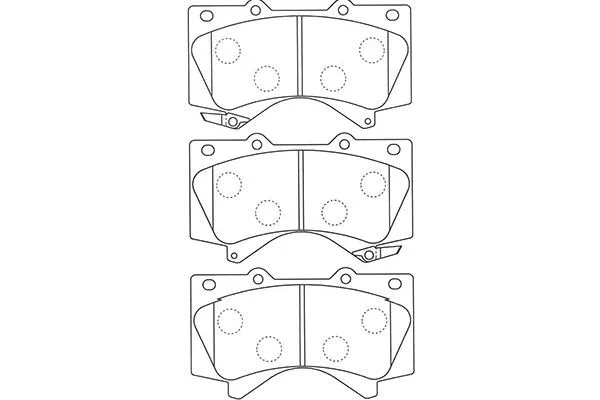 Brake Pad Set, disc brake (BP-9121)