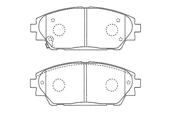 Brake Pad Set, disc brake (BP-4584)