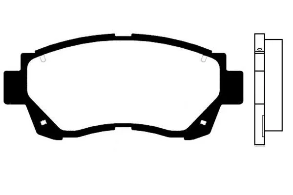 Brake Pad Set, disc brake (BP-9023)
