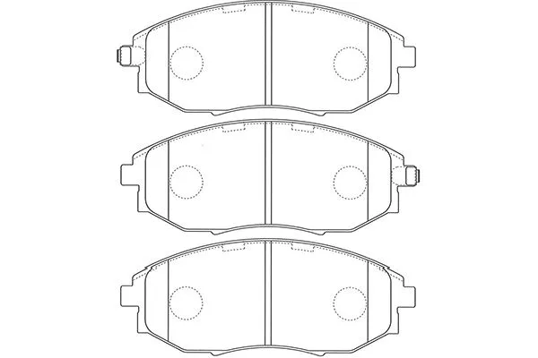 Brake Pad Set, disc brake (BP-1014)
