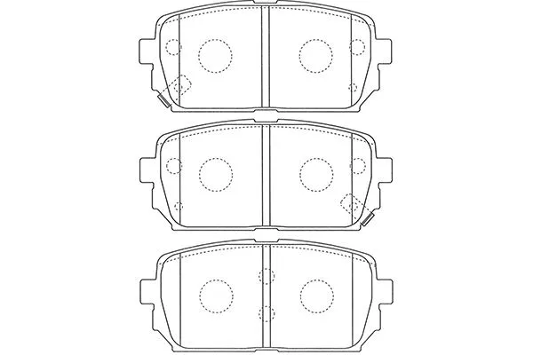 Brake Pad Set, disc brake (BP-4023)