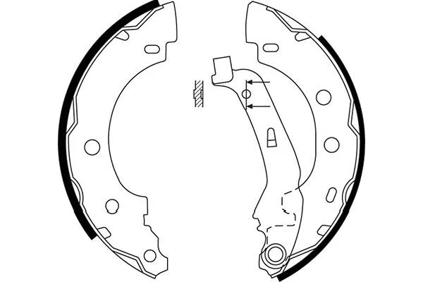 Brake Shoe Set (BS-7419)