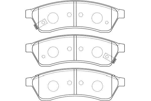 Brake Pad Set, disc brake (BP-1015)