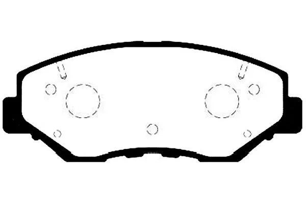 Brake Pad Set, disc brake (BP-2042)