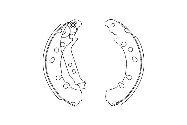 Brake Shoe Set (KBS-9906)