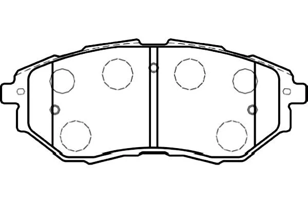 Brake Pad Set, disc brake (BP-8020)