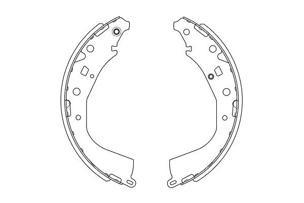 Brake Shoe Set (KBS-9947)
