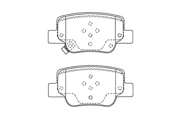 Brake Pad Set, disc brake (BP-9147)