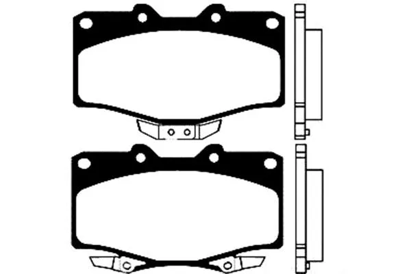 Brake Pad Set, disc brake (BP-9036)