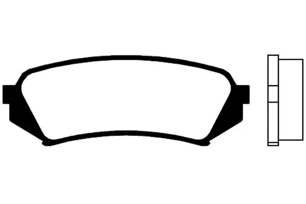 Brake Pad Set, disc brake (BP-9058)