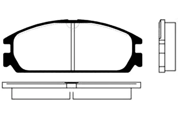 Brake Pad Set, disc brake (BP-2020)