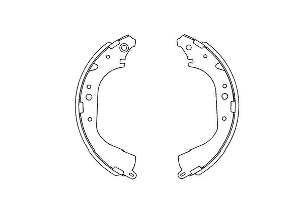 Brake Shoe Set (KBS-9901)