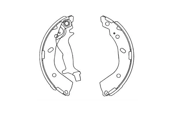 Brake Shoe Set (KBS-3412)