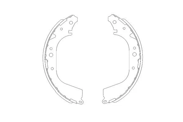 Brake Shoe Set (KBS-9907)