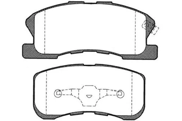 Brake Pad Set, disc brake (BP-1510)