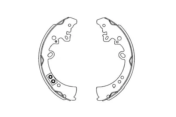 Brake Shoe Set (KBS-9913)