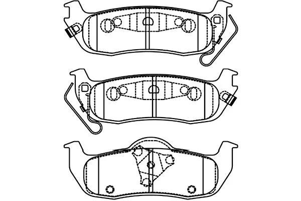 Brake Pad Set, disc brake (BP-6623)