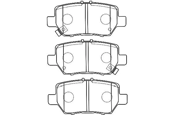 Brake Pad Set, disc brake (BP-2053)