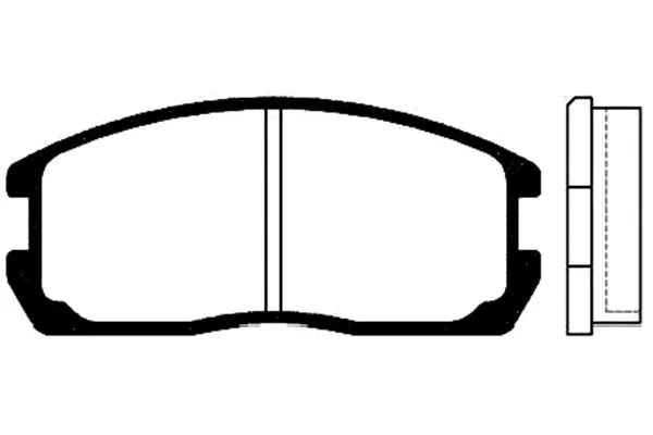 Brake Pad Set, disc brake (BP-5505)