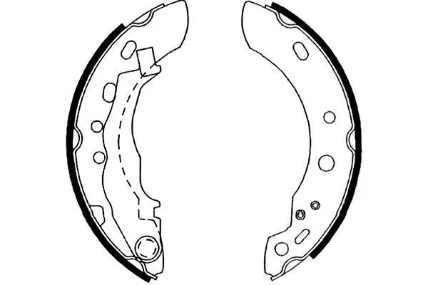 Brake Shoe Set (BS-7425)