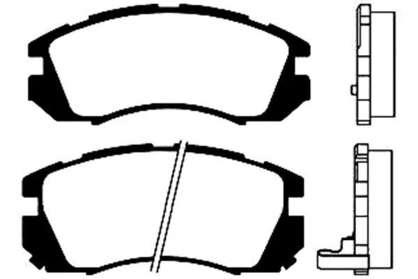 Brake Pad Set, disc brake (BP-8005)