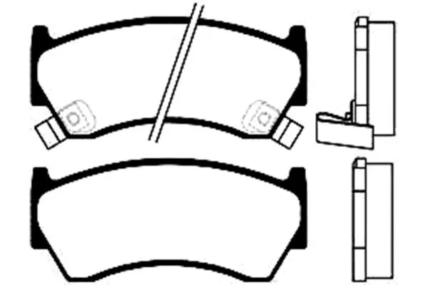Brake Pad Set, disc brake (BP-6533)