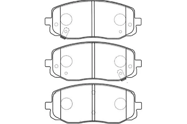 Brake Pad Set, disc brake (BP-4015)