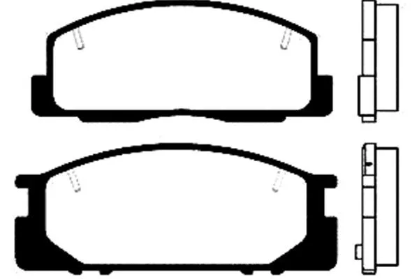 Brake Pad Set, disc brake (BP-9014)