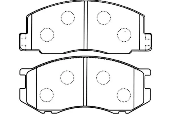 Brake Pad Set, disc brake (BP-9098)