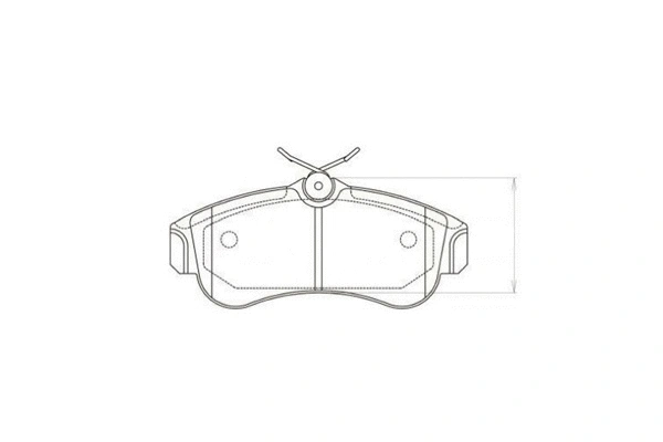 Brake Pad Set, disc brake (BP-6515)