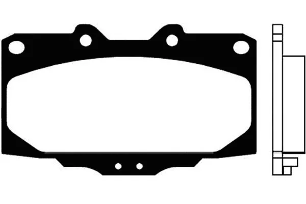 Brake Pad Set, disc brake (BP-6531)