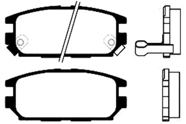 Brake Pad Set, disc brake (BP-5524)