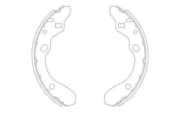 Brake Shoe Set (KBS-5405)