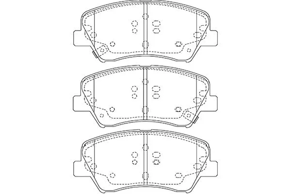 Brake Pad Set, disc brake (BP-3047)